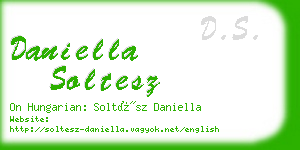 daniella soltesz business card